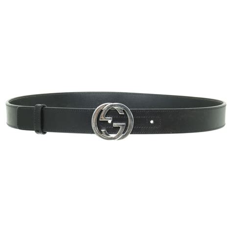 gucci riem zilver logo|riemen gucci dames.